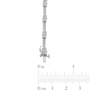 Thumbnail Image 3 of 0.25 CT. T.W. Diamond Station Link Bracelet in Sterling Silver - 7.25”