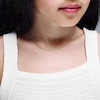 Thumbnail Image 2 of Child’s Mini Paper Clip Chain Necklace in Solid 10K Gold - 15”