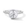Thumbnail Image 1 of 2.30 CT. T.W. Certified Lab-Grown Diamond Bezel-Set Engagement Ring in 14K White Gold (F/VS2)