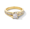Thumbnail Image 3 of 1.50 CT. T.W. Princess-Cut Diamond Channel Shank Engagement Ring in 14K Gold