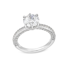2.50 CT. T.W. Certified Lab-Grown Diamond Vintage-Style Engagement Ring in 14K White Gold (F/VS2)
