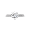 Thumbnail Image 4 of 2.50 CT. T.W. Certified Lab-Grown Diamond Vintage-Style Engagement Ring in 14K White Gold (F/VS2)