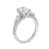 Thumbnail Image 3 of 2.95 CT. T.W. Oval and Shield Certified Lab-Grown Diamond Engagement Ring in 14K White Gold (F/VS2)