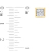 Thumbnail Image 4 of 0.25 CT. T.W. Certified Lab-Grown Diamond Square Frame Stud Earrings in 10K Gold (F/SI2)