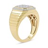 Thumbnail Image 2 of 1.25 CT. T.W. Certified Lab-Grown Multi-Diamond Octagon Frame Ring in 10K Gold (F/SI2)