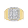 Thumbnail Image 3 of 1.25 CT. T.W. Certified Lab-Grown Multi-Diamond Octagon Frame Ring in 10K Gold (F/SI2)