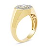 Thumbnail Image 2 of 0.75 CT. T.W. Canadian Certified Diamond Frame Octagon-Top Ring in 14K Gold (I/I2)