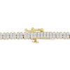 Thumbnail Image 3 of 7.50 CT. T.W. Certified Lab-Grown Diamond Tennis Necklace in 10K Gold (F/SI2) - 20”