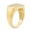 Thumbnail Image 2 of 0.50 CT. T.W. Rectangle Multi-Diamond Double Frame Ring in 10K Gold