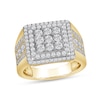 Thumbnail Image 1 of 2.00 CT. T.W. Square Multi-Diamond Double Frame Ring in 10K Gold