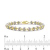Thumbnail Image 4 of 2.00 CT. T.W. Diamond Bead Bracelet in 10K Gold - 8.5”