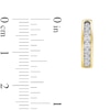 Thumbnail Image 4 of 0.50 CT. T.W. Certified Lab-Grown Diamond Huggie Hoop Earrings in 10K Gold (F/SI2)