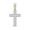 Thumbnail Image 1 of 2.00 CT. T.W. Certified Lab-Grown Diamond Frame Cross Necklace Charm in 10K Gold (F/SI2)