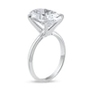 Thumbnail Image 2 of 5.00 CT. Oval Certified Lab-Grown Diamond Solitaire Engagement Ring in 14K White Gold (F/SI2)