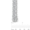 Thumbnail Image 3 of 14.12 CT. T.W. Multi-Shaped Certified Lab-Grown Diamond Link Bracelet in 10K White Gold (F/SI2)