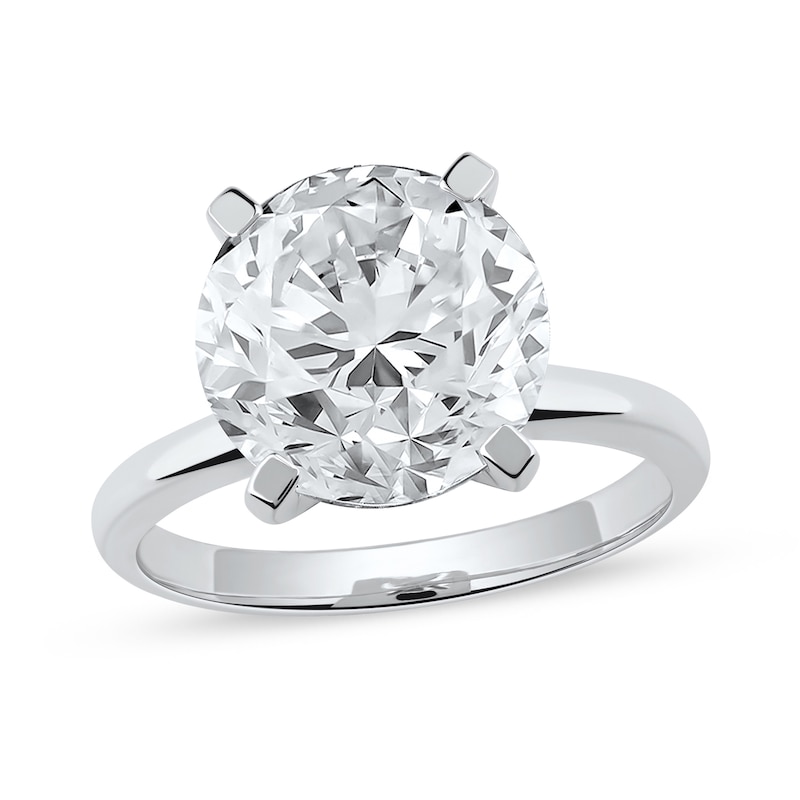Main Image 1 of 5.00 CT. Certified Lab-Grown Diamond Solitaire Engagement Ring in 14K White Gold (F/SI2)