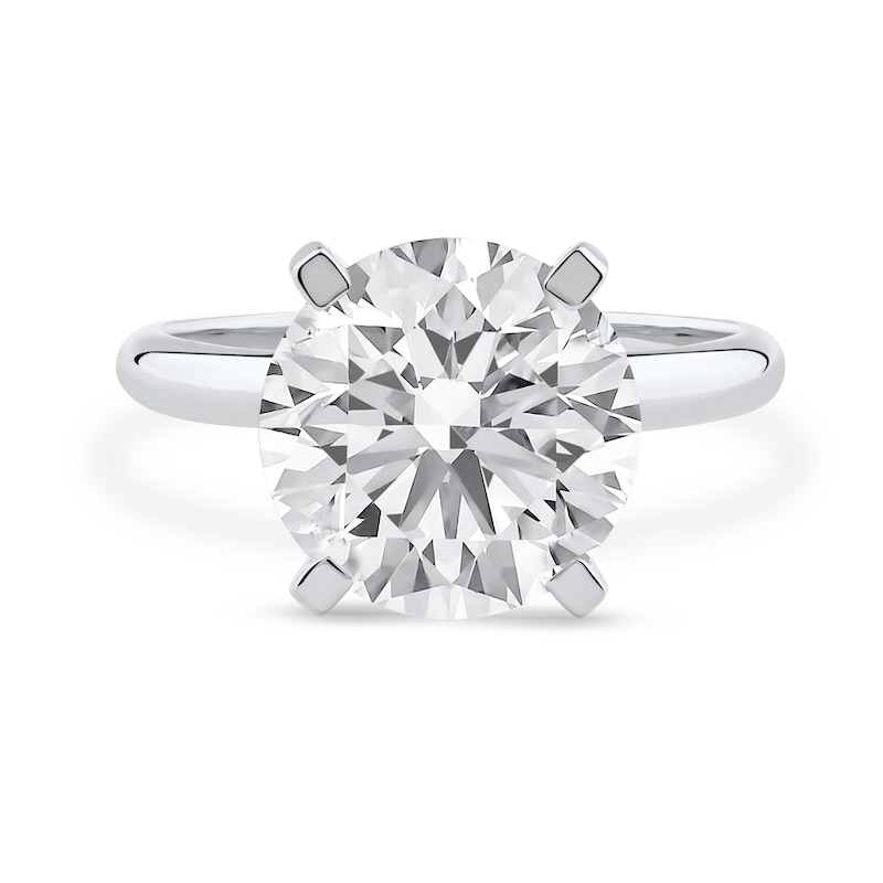 Main Image 3 of 5.00 CT. Certified Lab-Grown Diamond Solitaire Engagement Ring in 14K White Gold (F/SI2)