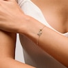 Thumbnail Image 2 of Diamond-Cut Snake Bracelet in Semi-Solid 14K Gold - 7.5"