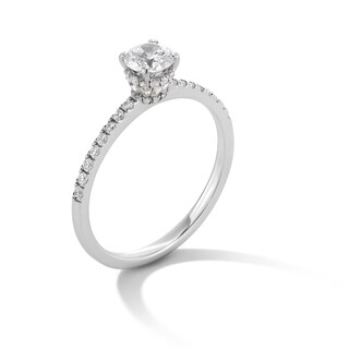 0.75 CT. T.W. Canadian Certified Diamond Engagement Ring in 14K White Gold (I/I1)