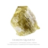 Thumbnail Image 2 of Limor Mindful Jewellery Elements Earth Lemon Quartz and Green Tourmaline Pendant in Sterling Silver with 24K Gold Plate
