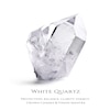 Thumbnail Image 2 of Limor Mindful Jewellery Elements Water White Quartz and 0.085 CT. T.W. Diamond Snowflake Pendant in Sterling Silver
