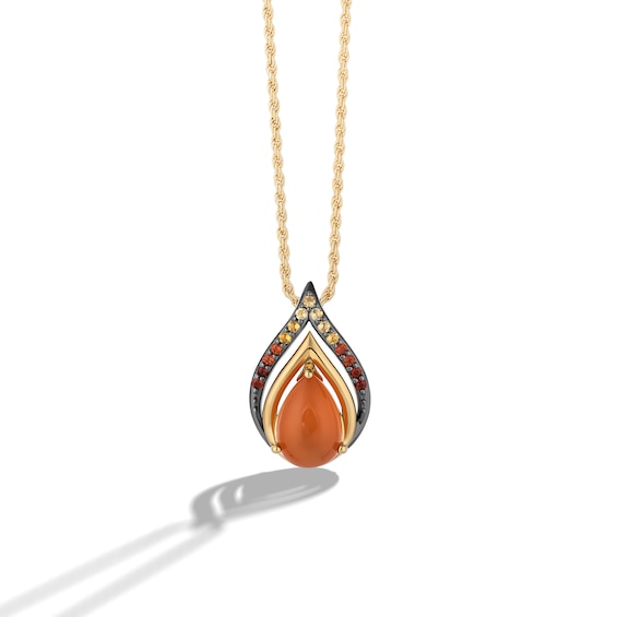 Limor Mindful Jewellery Elements Fire Orange Moonstone, Garnet and
