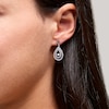 Unstoppable Love™ 0.70 CT. T.W. Certified Lab-Created Diamond Double Teardrop Earrings in 14K White Gold (F/SI2)