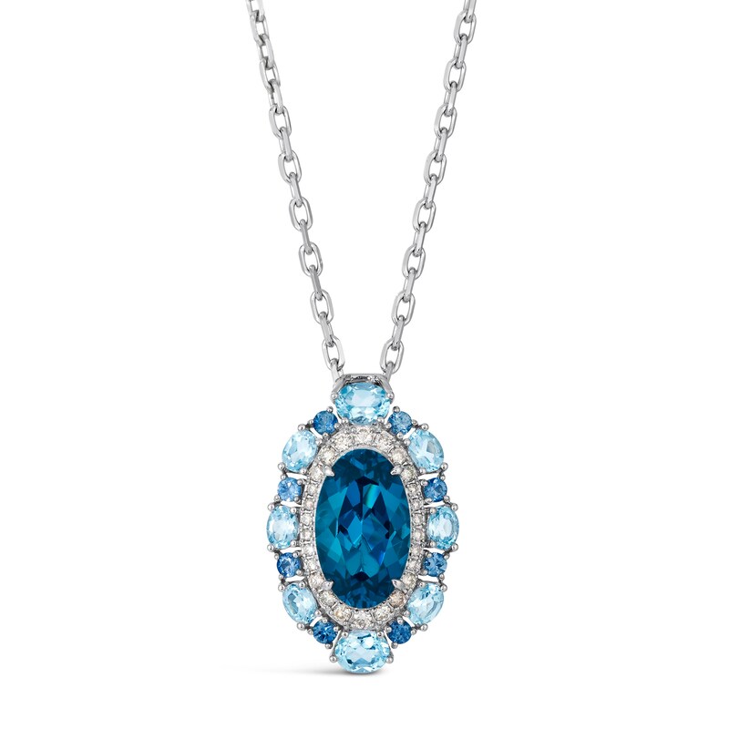 Le Vian® Oval Deep Sea Blue Topaz™, Sky Blue Topaz