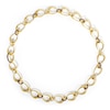 Thumbnail Image 1 of Le Vian® 2.95 CT. T.W. Chocolate Diamond® and Nude Diamond™ Oval Link Necklace in 14K Honey Gold™ - 18.25”