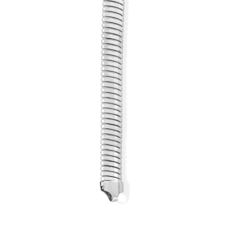 Main Image 3 of 8.15mm Omega Chain Bracelet in Hollow Sterling Silver - 7.5”