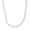 Thumbnail Image 1 of 2.0mm Bead Necklace in Hollow Sterling Silver - 24”