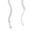 Thumbnail Image 3 of Puff Heart Drop Chain Necklace in Hollow Sterling Silver - 20”