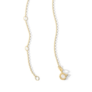 Jade Circle Snake Pendant in 14K Gold