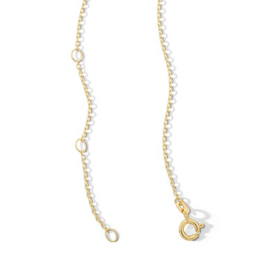 Jade Circle Snake Pendant in 14K Gold