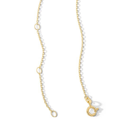 Jade Circle Snake Pendant in 14K Gold