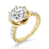 Thumbnail Image 1 of Enchanted Star Belle 3.80 CT. T.W. Certified Lab-Grown Diamond Rose Engagement Ring in 14K Gold (F/VS2)