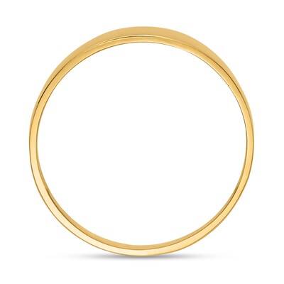 Tapered Flat-Top Cigar Band in 10K Gold