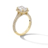Thumbnail Image 3 of Vera Wang Love Collection 2.95 CT. T.W. Emerald-Cut Certified Lab-Grown Diamond Frame Engagement Ring in 14K Gold