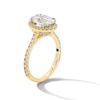 Thumbnail Image 3 of Vera Wang Love Collection 1.95 CT. T.W. Oval Certified Lab-Grown Diamond Frame Engagement Ring in 14K Gold (F/VS2)