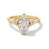 Thumbnail Image 1 of Vera Wang Love Collection 1.80 CT. T.W. Marquise-Cut Certified Lab-Grown Diamond Floral Engagement Ring in 14K Gold
