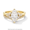 Thumbnail Image 5 of Vera Wang Love Collection 1.80 CT. T.W. Marquise-Cut Certified Lab-Grown Diamond Floral Engagement Ring in 14K Gold