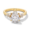 Thumbnail Image 1 of Vera Wang Love Collection 2.37 CT. T.W. Pear Certified Lab-Grown Diamond Floral Engagement Ring in 14K Gold (F/VS2)