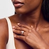 Thumbnail Image 2 of Vera Wang Love Collection 2.37 CT. T.W. Pear Certified Lab-Grown Diamond Floral Engagement Ring in 14K Gold (F/VS2)