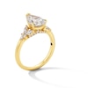 Thumbnail Image 3 of Vera Wang Love Collection 2.37 CT. T.W. Pear Certified Lab-Grown Diamond Floral Engagement Ring in 14K Gold (F/VS2)