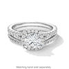 Thumbnail Image 4 of Vera Wang Love Collection 1.58 CT. T.W. Certified Lab-Grown Diamond Cushion Frame Engagement Ring in 14K White Gold