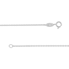 Thumbnail Image 3 of Infinity and Diamond-Cut Bead Station Bracelet in 10K White Gold - 7.5”