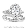 Thumbnail Image 3 of Vera Wang Love Collection 2.95 CT. T.W. Oval Certified Lab-Grown Diamond Scallop Engagement Ring in 14K White Gold