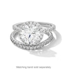 Thumbnail Image 3 of Vera Wang Love Collection 3.69 CT. T.W. Certified Lab-Grown Diamond Frame Engagement Ring in 14K White Gold (F/VS2)