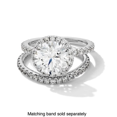 Vera Wang Love Collection 3.69 CT. T.W. Certified Lab-Created Diamond Frame Engagement Ring in 14K Gold (F/VS2