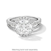 Thumbnail Image 4 of Vera Wang Love Collection 3.69 CT. T.W. Certified Lab-Grown Diamond Frame Engagement Ring in 14K White Gold (F/VS2)